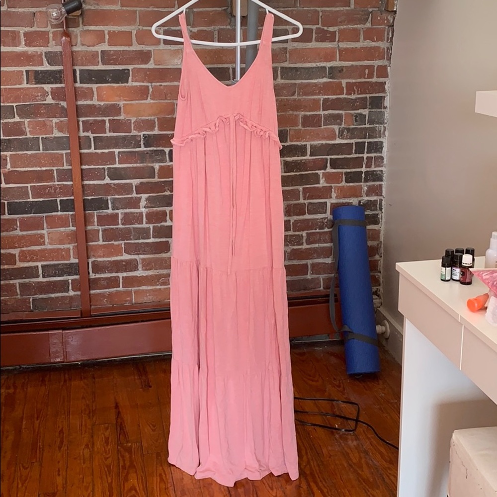 Octavia Pink Maxi dress